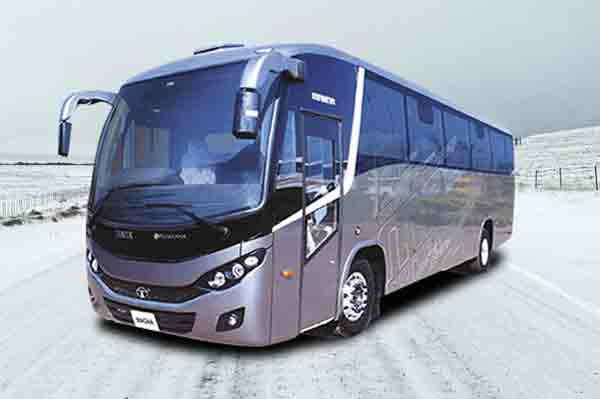 Passengers boarding a Mt Buller tour bus for a fun-filled snow trip